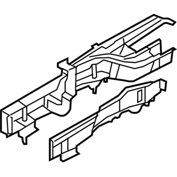 Lincoln 7T4Z-7810008-A Lower Rail