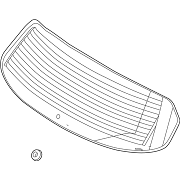 Lincoln EJ7Z-7842006-E Lift Gate Glass