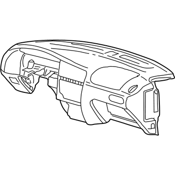 Mercury 1F1Z-5404320-BAD Instrument Panel