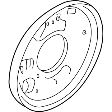 Mercury YL8Z-2211-AA Backing Plate