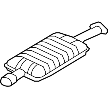 Ford 6L8Z-5230-B Muffler