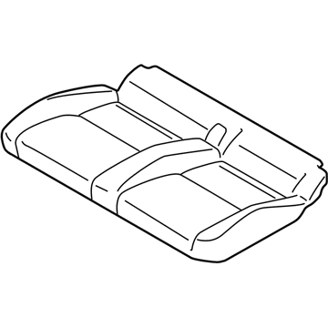 Ford DT1Z-1763805-BB Cover Assembly - Rear Seat Cushion