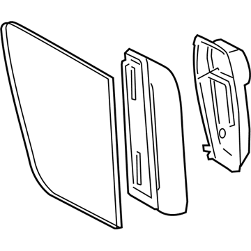 Mercury 8M6Z-7829701-A Quarter Glass