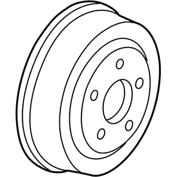 Ford YL3Z-1V126-AA Brake Drum