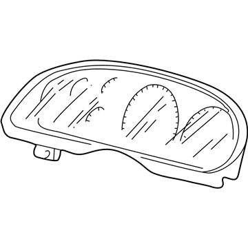 Ford 2C3Z-10890-AA Cluster Lens