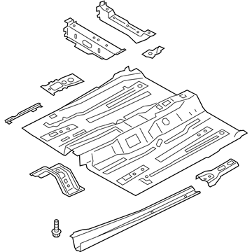 Ford GN1Z-7411135-C Front Floor Pan