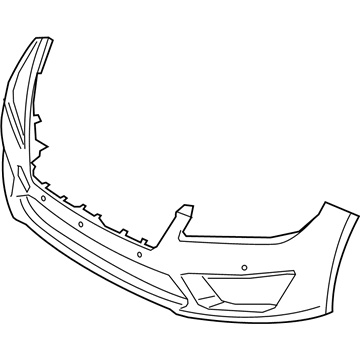 Lincoln MKZ Bumper - HP5Z-17D957-SAPTM