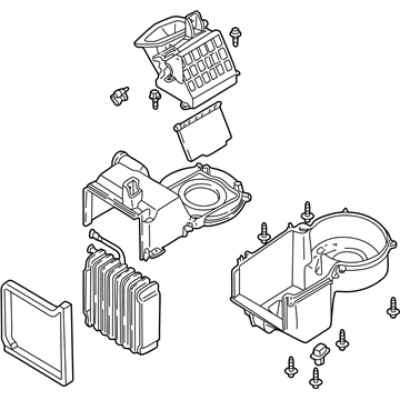 Ford 6L8Z-19850-AA Evaporator Assembly