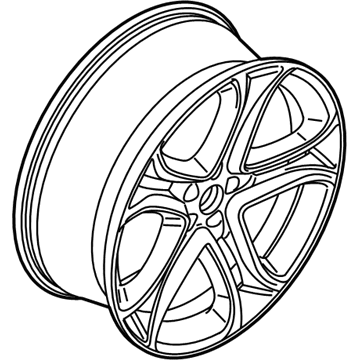 Ford DT4Z-1007-A Wheel, Alloy