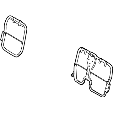 Ford 5F9Z-74613A39-AA Frame - Rear Seat Back Retaining