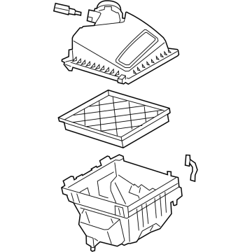 Ford JX6Z-9600-H Air Cleaner Assembly