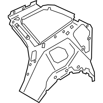 Ford LJ7Z-7827865-A PANEL ASY - BODY SIDE INNER