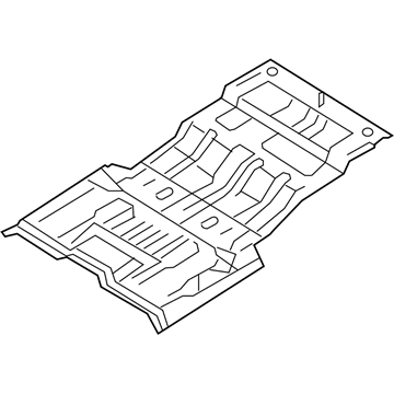 Lincoln 9L1Z-7811215-A Rear Floor Pan