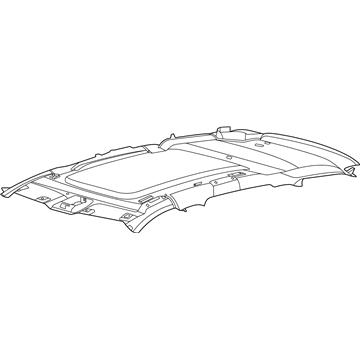 Lincoln LC5Z-7851916-KAA Headliner