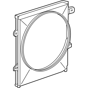 Ford 1L2Z-8146-FA Shroud - Radiator Fan