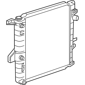 2001 Ford Ranger Radiator - 1L5Z-8005-NA