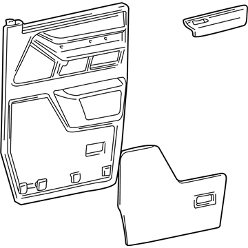 Ford F7UZ1523942AAD Door Trim Panel