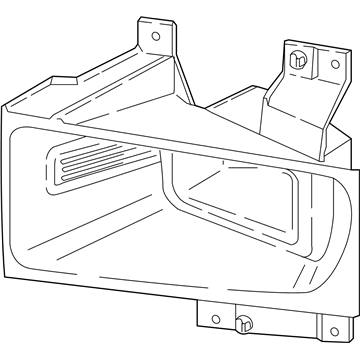 Ford HC3Z-15200-B Lamp Assembly - Fog - Front