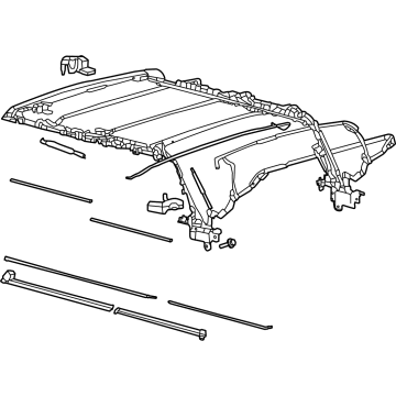 Ford M2DZ-7853000-BE Top Frame