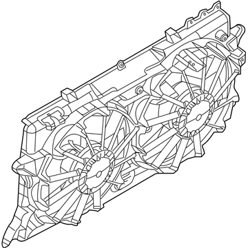 Ford BL3Z-8C607-B Fan Assembly