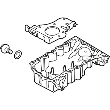 Lincoln 7T4Z-6675-A Oil Pan