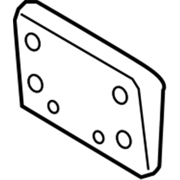 Ford 7R3Z-17A385-CA License Bracket