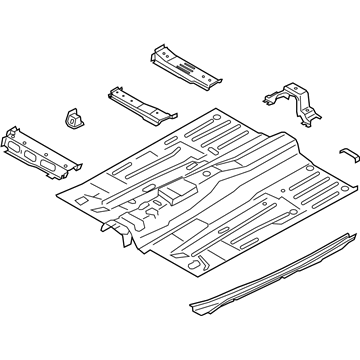 Ford Transit Connect Floor Pan - DV6Z-1711135-K