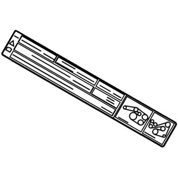 Mercury 8L8Z-1503050-B Label