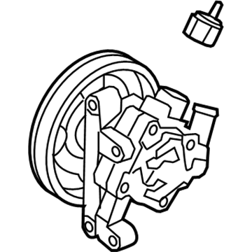 2010 Ford Fusion Power Steering Pump - AH6Z-3A696-A