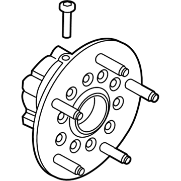 Ford LK4Z-1104-E Front Hub & Bearing