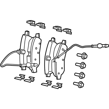 Ford Transit-250 Brake Pads - LK4Z-2001-E