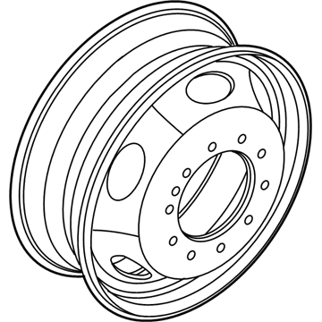 Ford 8C3Z-1015-K Wheel, Steel