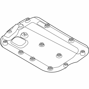 Ford M2DZ-16738-B INSULATOR - HOOD