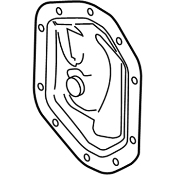 Ford 7E5Z-4033-A Cover - Rear Axle Housing