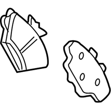 Ford 5U2Z-2V001-J Brake Pads