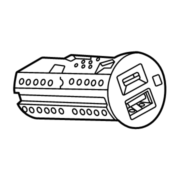 Ford MU5Z-19G317-D USB Port