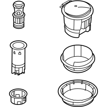 Ford 5L8Z-7804810-BAA Ashtray Assembly