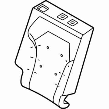 Ford LJ8Z-5866800-A PAD - REAR SEAT BACK