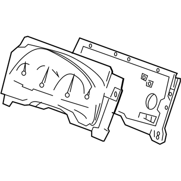 Mercury 6F2Z-10849-FA Cluster Assembly