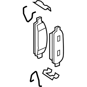 Ford 4U2Z-2V001-CA Brake Pads