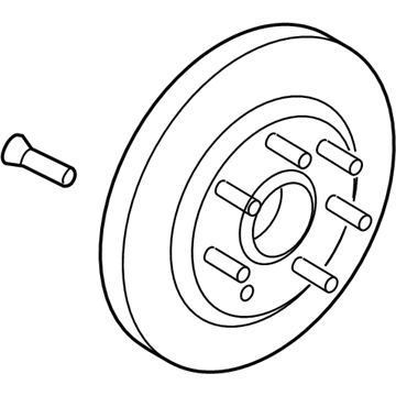 Lincoln 5U2Z-1V102-E Front Hub