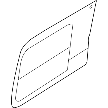 Ford EK4Z-6129710-G Glass - Quarter Window