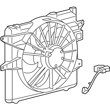 Ford DR3Z-8C607-D Fan Assembly