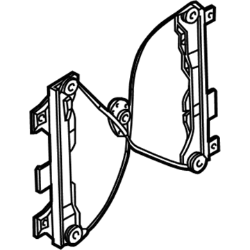 2007 Ford Focus Window Regulator - 6S4Z-5423201-AA