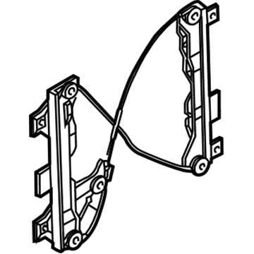 2007 Ford Focus Window Regulator - 6S4Z-5423200-BB