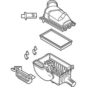 Ford Taurus X Air Filter Box - 9G1Z-9600-A