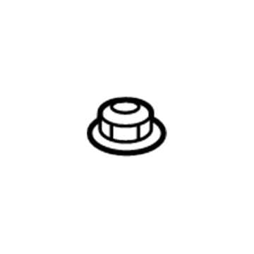 Ford -W520104-S442 Transmission Mount Nut