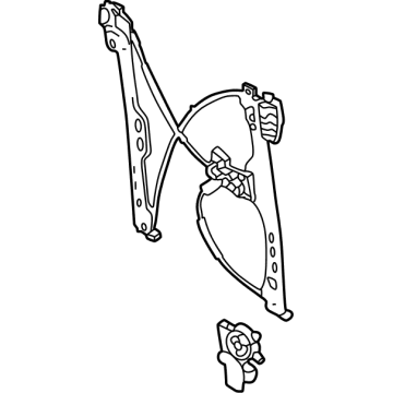 Ford M2DZ-7823200-A Window Regulator