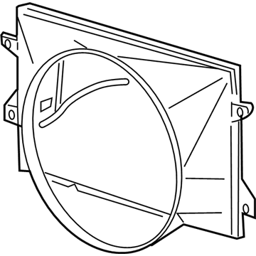 Ford 5L3Z-8146-AA Fan Shroud