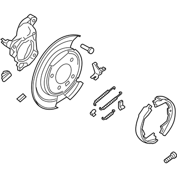 Ford HC3Z-2C220-A Brake Assembly